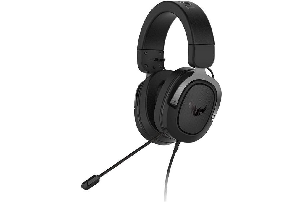 Black colored ASUS TUF Gaming H3 gaming headset