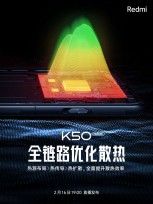 Redmi K50 Gaming cooling solutions