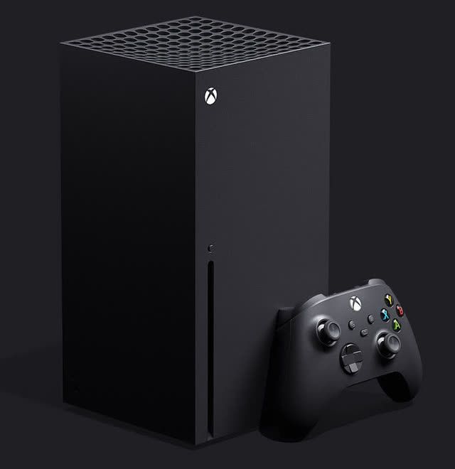 Xbox series X console and controller
