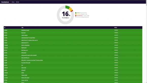 An example of Check My Deck