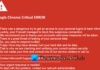 Fix Google Chrome Critical Error on Windows PC – TWCN Tech News