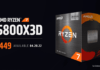 AMD lanzará el Ryzen 7 5800X3D y otros 6 CPUs Zen2/3 en Abril, todos Compatibles Placas Madre Serie 300+