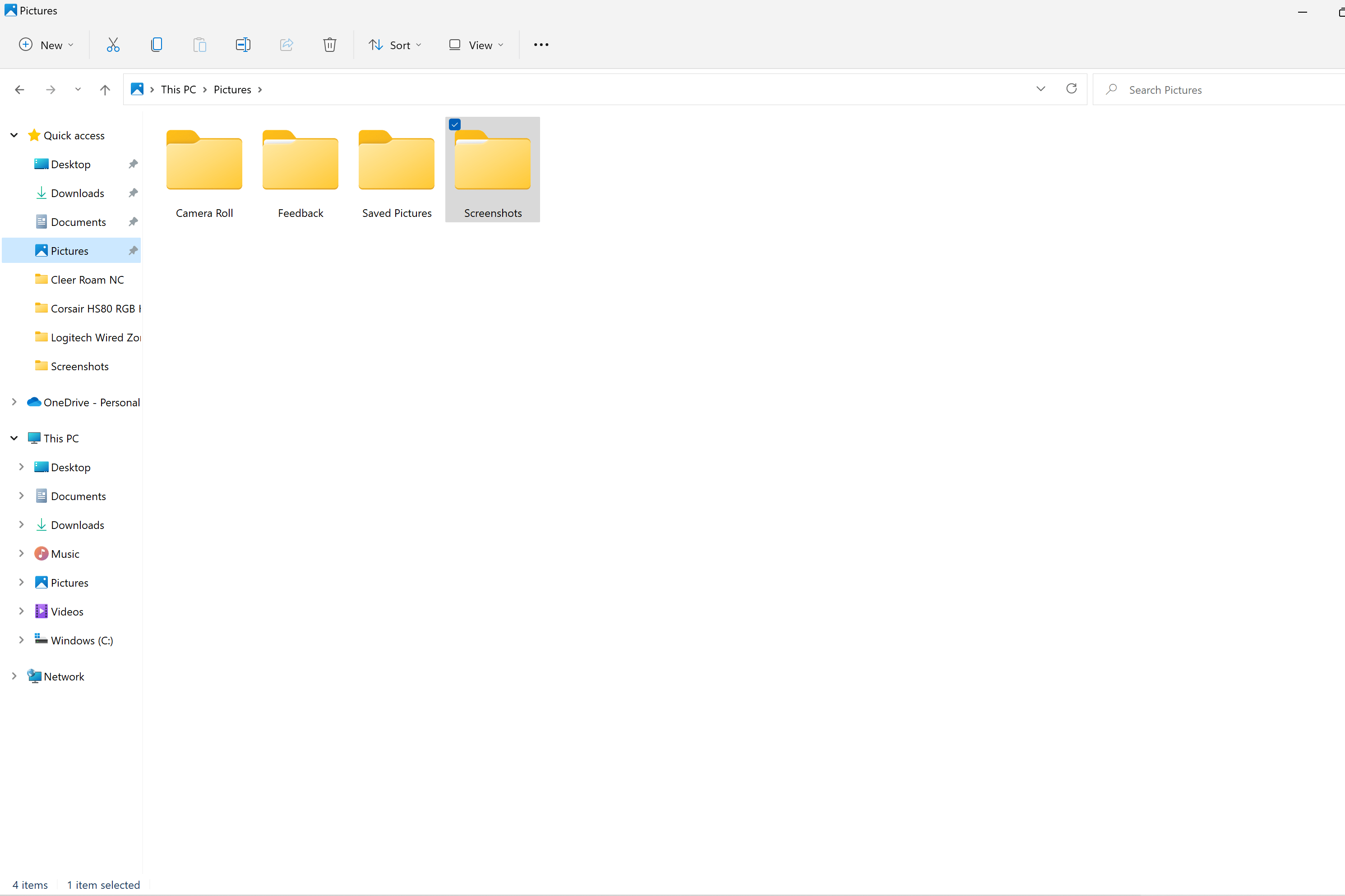 Go into your Picture Folder and then go into the Screenshots folder to access pictures 
