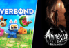 Amnesia: Rebirth y Riverbond se pueden canjear GRATIS en Epic Games Store hasta el 28 de Abril
