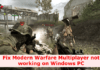 Modern Warfare Multiplayer not working on Windows PC – TheWindowsClub