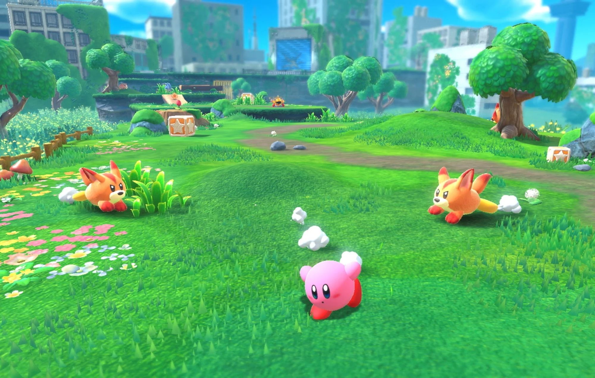 Kirby And The Forgotten Land. Credit: Nintendo.