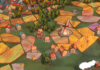 Megachill tile-placing game with a weird name, Dorfromantik, is out – PC Gamer