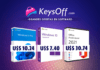 Licencias Originales de Windows por un mínimo de u$s 7.40 y de Office por u$s 14.80 en KeysOff