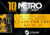 Metro: Last Light Complete Edition se puede canjear GRATIS en Steam hasta el 25 de Mayo wp header logo 153