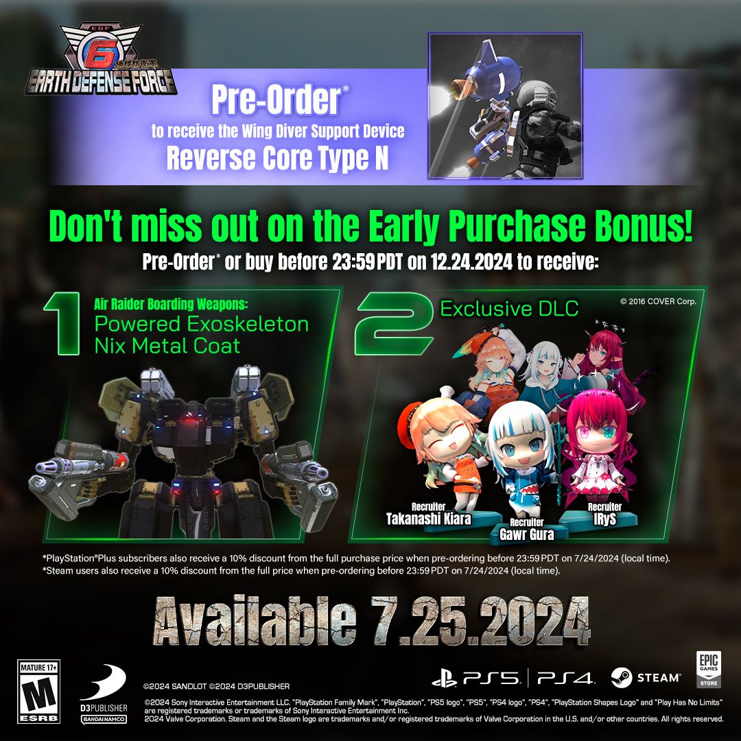 EDF6_Pre-Order_Early-Purchase_End Slate_1080x1080