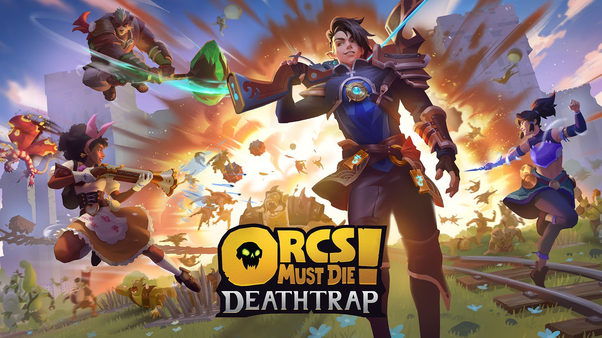 Orcs Must Die! Deathtrap key art