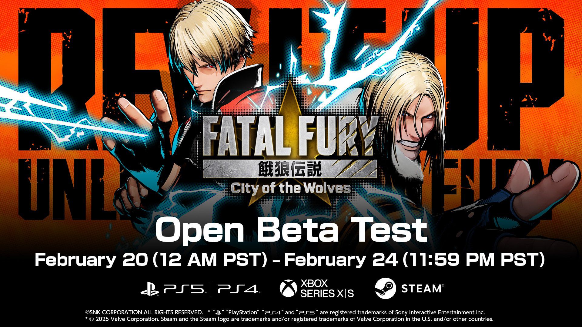 FATAL FURY: City of the Wolves tendrá una Beta Abierta en PC y Consolas del 20 al 24 de Febrero