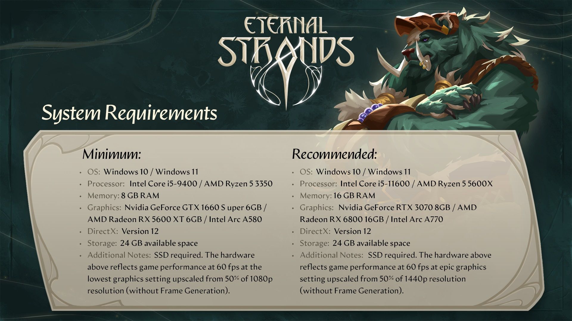 Eternal Strands estrena Demo en Steam - Requisitos Oficiales y Trailer de Lanzamiento