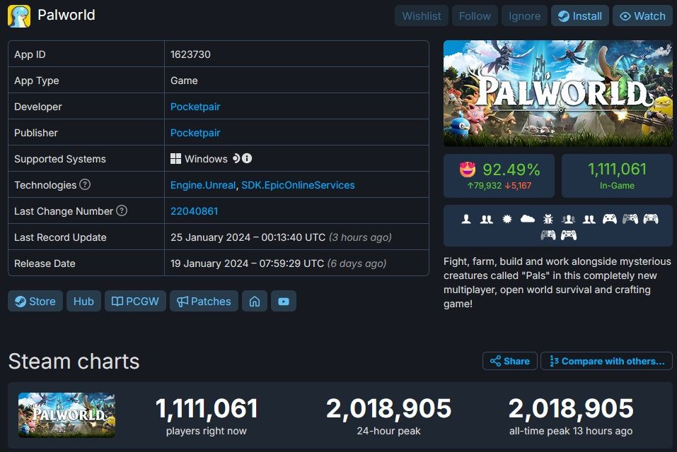 palwwold 2m concurrent steam