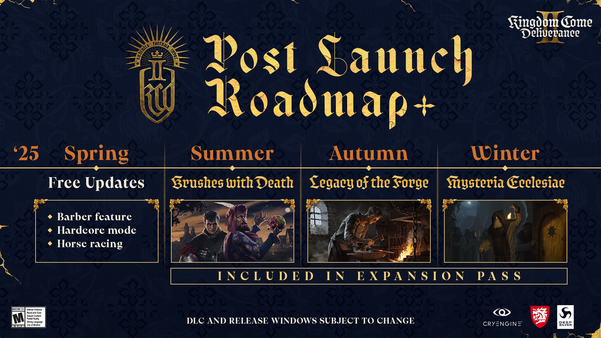 Kingdom Come Deliverance 2 - Detalles y Trailer del Roadmap del Pase de Temporada