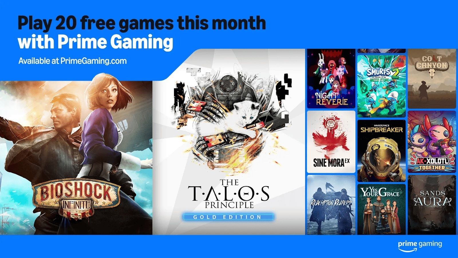 Juegos GRATIS con Prime Gaming en Febrero 2025: Wolfenstein: Youngblood, Lysfanga, Hardspace: Shipbreaker, The Smurfs 2 y más