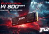 Kingston lanza su SSD M.2 PCIe Gen5 «FURY Renegade G5» con Velocidades de 14.800 y 14.000 MB/s de Lectura y Escritura