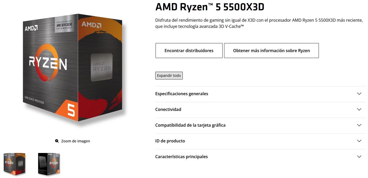 ryzen 5 5500x3d