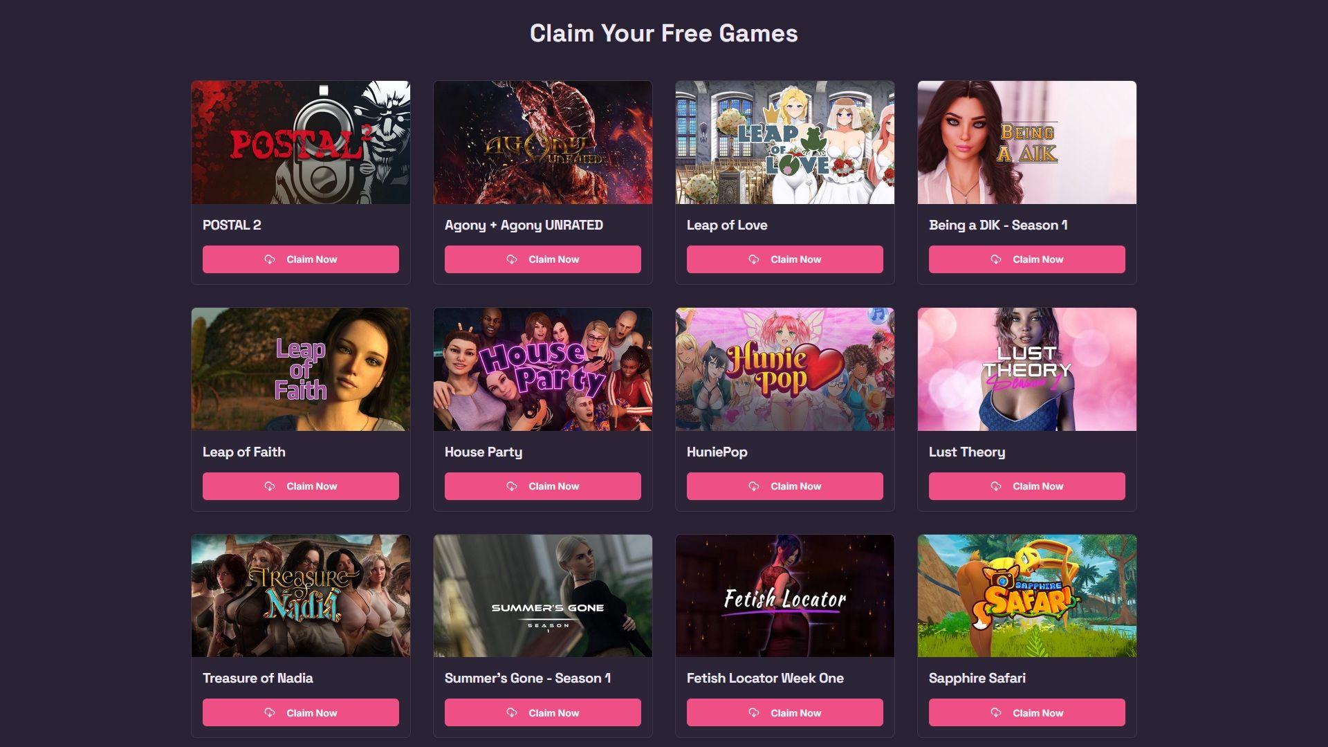 GOG regala 13 Juegos para Adultos por 48 Horas en protesta a la reciente censura impuesta por medios de pago