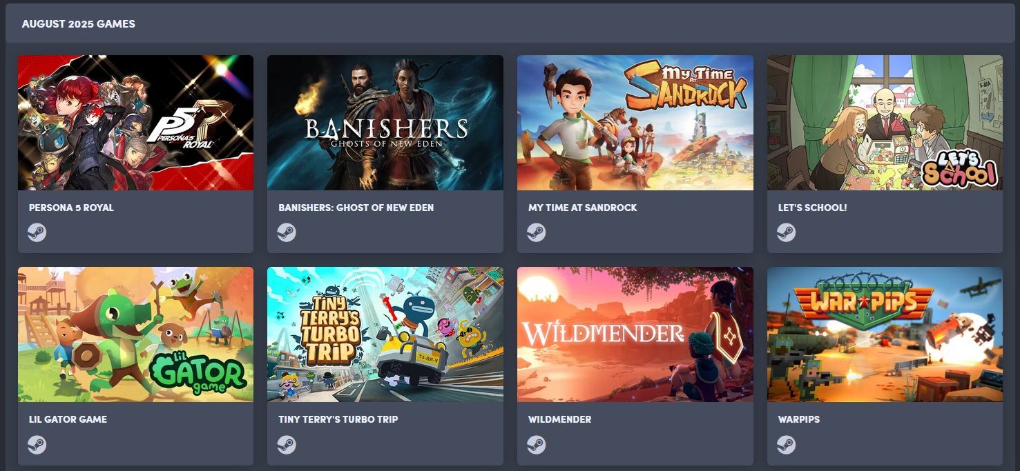 Humble Choice de Agosto incluye Personal 5 Royal, Banishers Ghosts of New Eden y más por US$ 14.99
