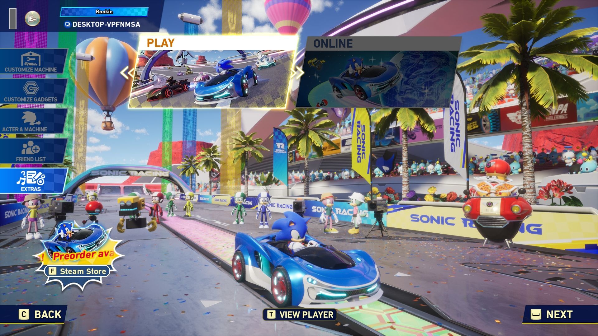 Bypass para jugar la Beta de Sonic Racing CrossWorlds antes del 29 de Agosto