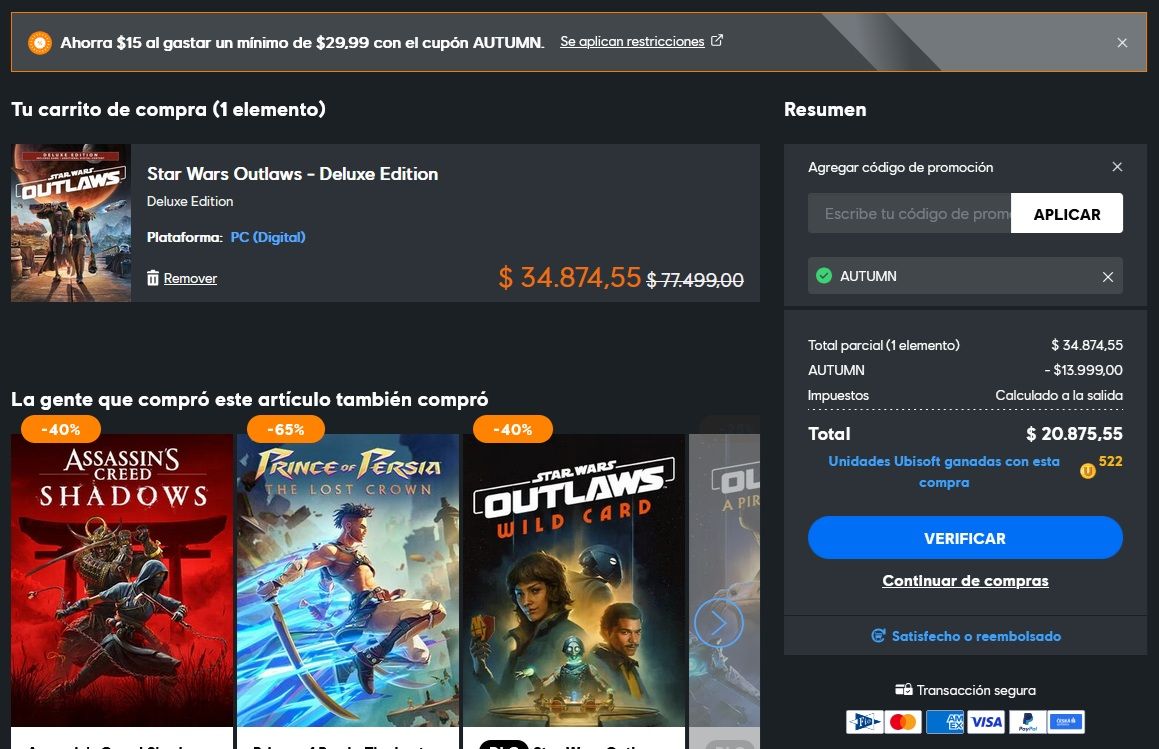 sw outlaws oferta argentina