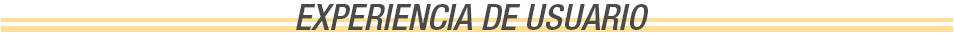 experiencia usuario