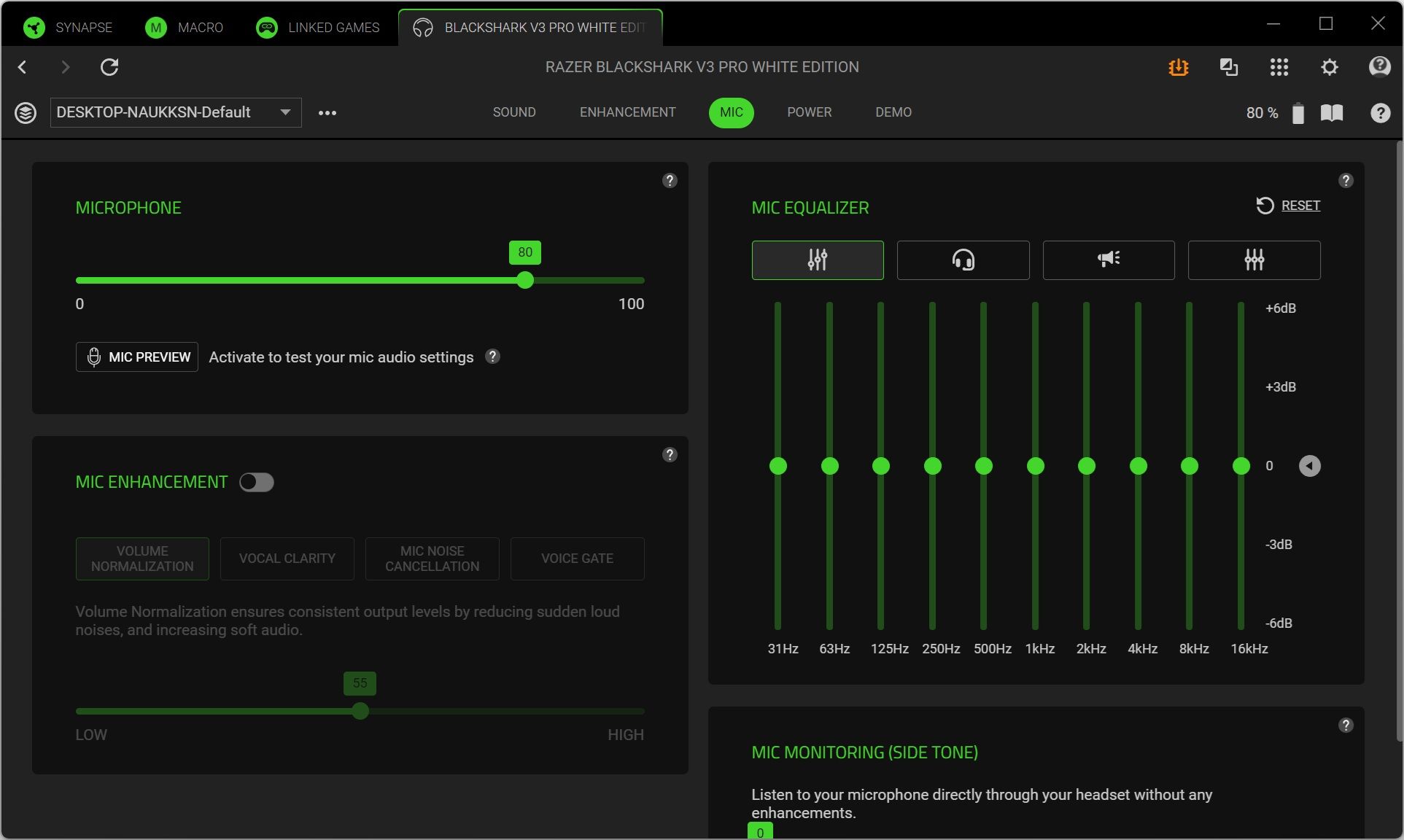 razer synapse 4 mic default firmware