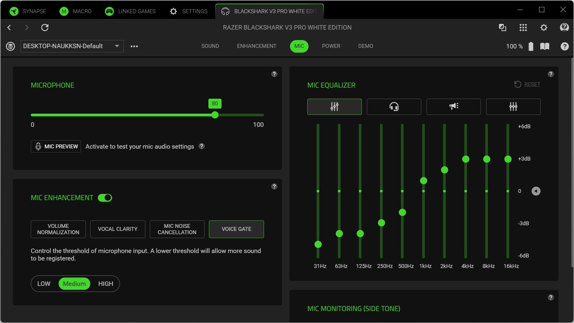 razer synapse 4 mic updated firmware