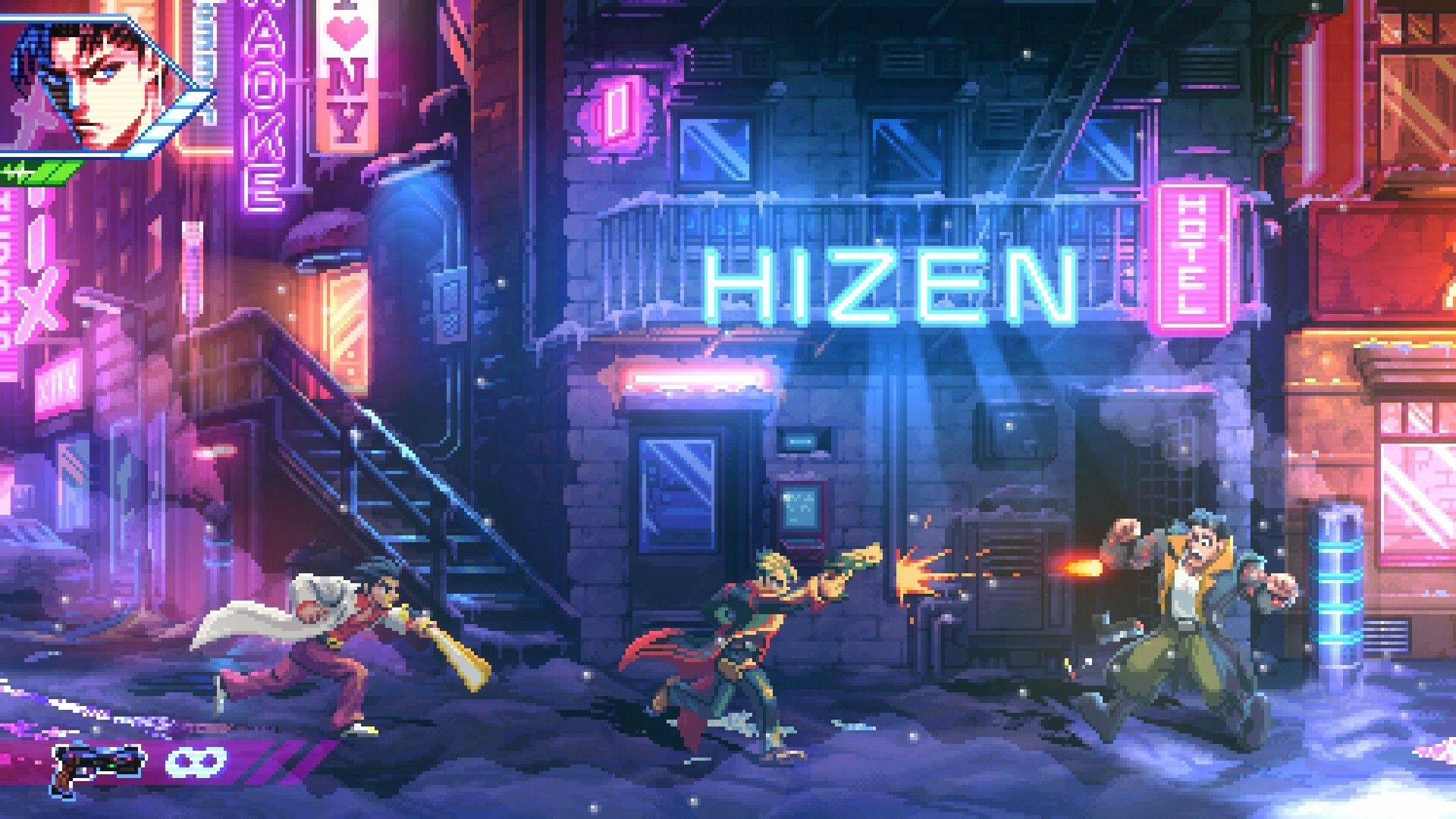 Neon Inferno (Run 'n Gun + Gallery Shooter) llegará a PC en el 2025 - Screenshots y Trailer de Gameplay contra wild guns