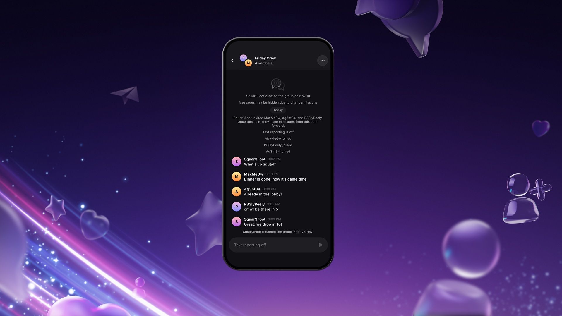 text-chat-on-epic-games-app