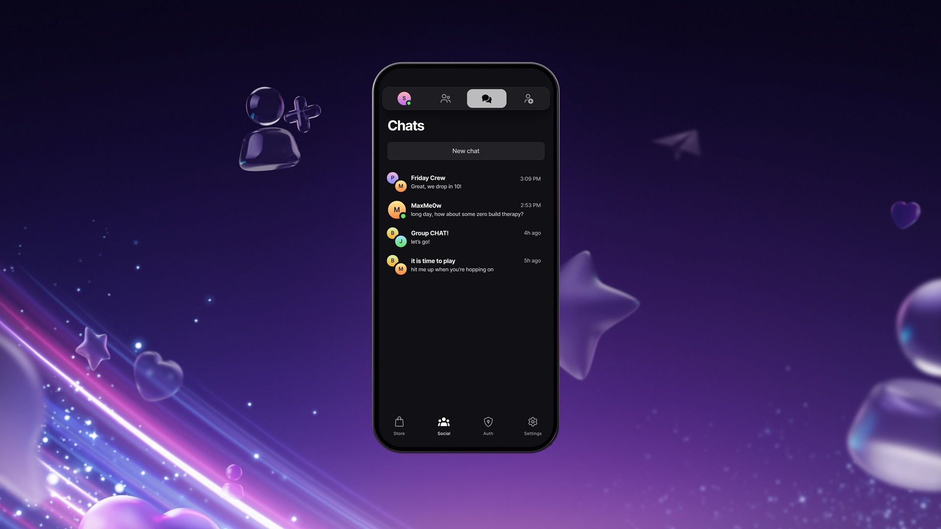 text-chat-on-epic-games-store-app