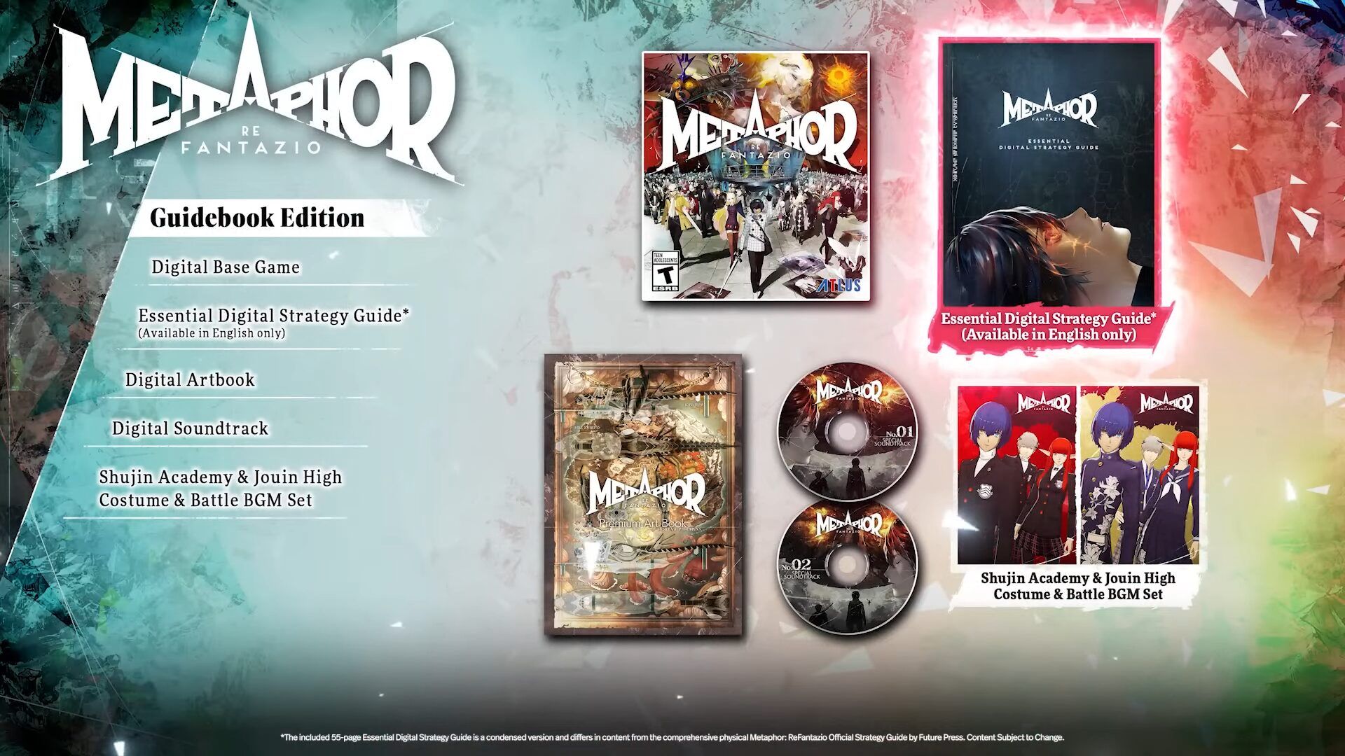 Metaphor: ReFantazio Guidebook Edition ya disponible en PC y Consolas -